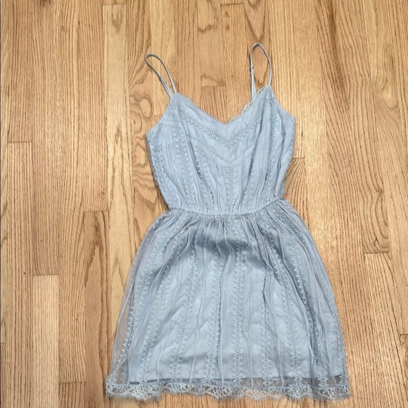 Abercrombie & Fitch Dresses & Skirts - Abercrombie Light Blue Lace Dress